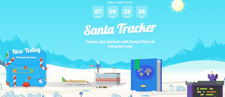 Google creates Santa’s Village online