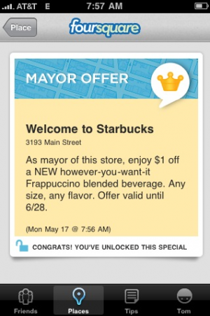 Mayor Starbucks Offer