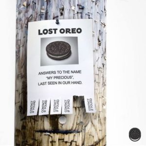 Oreo lost poster