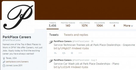 Park Place Career Twitter