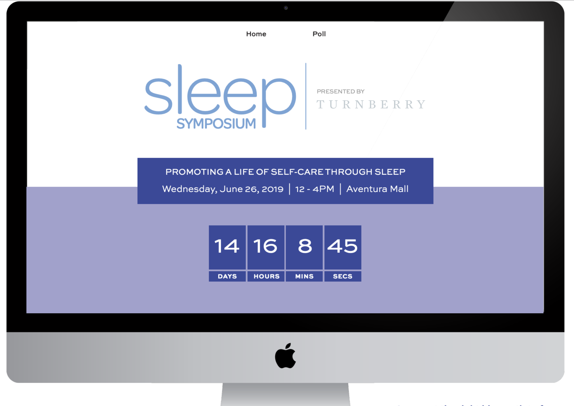 Turnberry Sleep Symposium Event Website